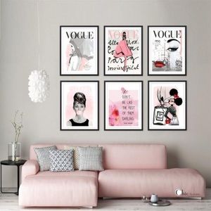 Vogue Posters... Dimensions:Set 6 - 8x10 inches
